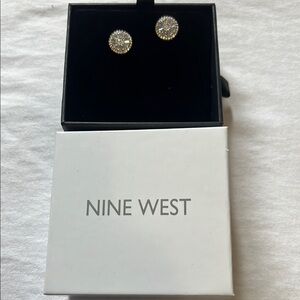 Nine West Silver Stud Earrings